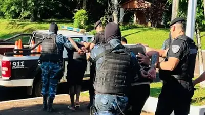 Detienen a tres brasileños con antecedentes por narcotráfico en la frontera de Misiones Detienen a tres brasileños con antecedentes por narcotráfico en la frontera de Misiones