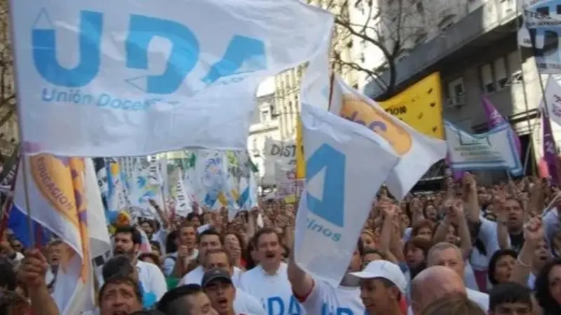 Protesta de la UDA Protesta de la UDA