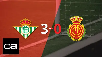 Betis golea 3-0 a Mallorca y Antony firma doblete Betis golea 3-0 a Mallorca y Antony firma doblete