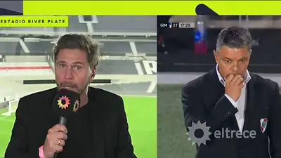 Pollo Vignolo, Marcelo Gallardo, River, televisión, El Trece, fútbol argentino Pollo Vignolo, Marcelo Gallardo, River, televisión, El Trece, fútbol argentino