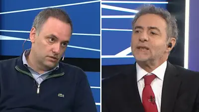 Manuel Adorni y Luis Majul Manuel Adorni y Luis Majul