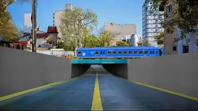 Dónde construyen el nuevo tunel. Dónde construyen el nuevo tunel.