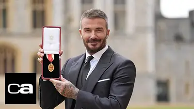 David Beckham, nombrado caballero británico por sus servicios al deporte y la beneficencia David Beckham, nombrado caballero británico por sus servicios al deporte y la beneficencia