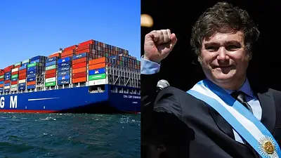 Barco y Javier Milei Barco y Javier Milei