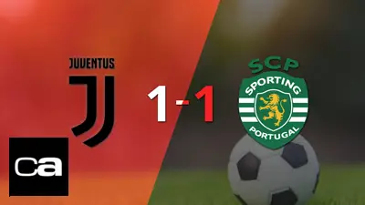 Empate a uno entre Juventus y Sporting Lisboa Empate a uno entre Juventus y Sporting Lisboa