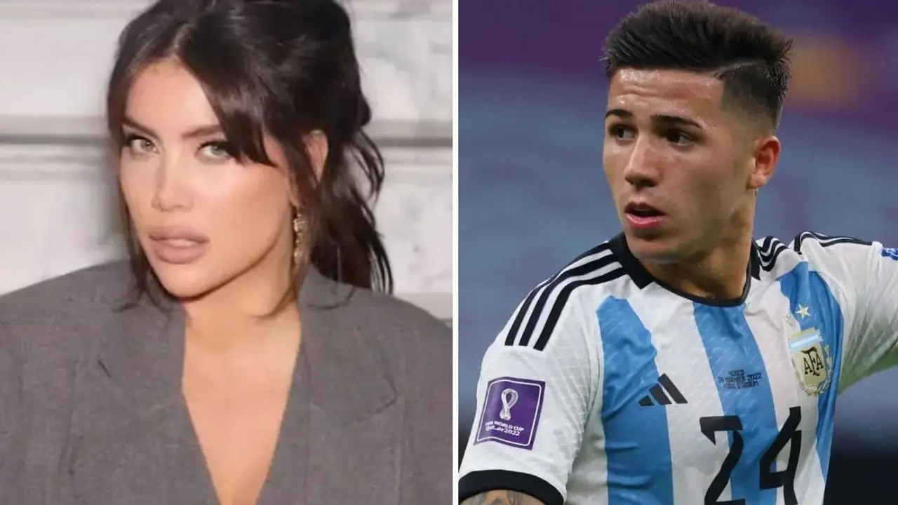 Wanda Nara y Enzo Fernández