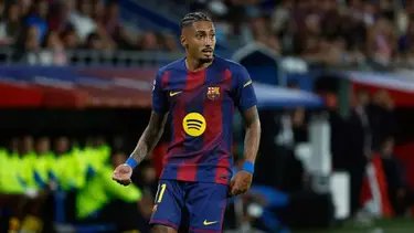 Por qué no juega Raphinha en Barcelona vs. Brujas por la Champions League