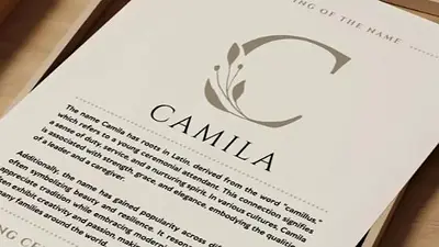 Nombre Camila. Nombre Camila.