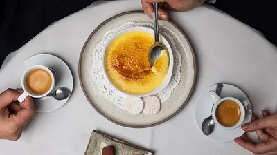 Receta de Creme brûlée. Receta de Creme brûlée.