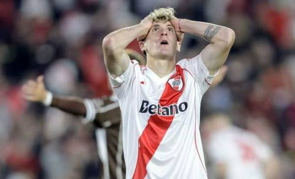 Por qué Facundo Colidio no juega para River en el Superclásico frente a Boca