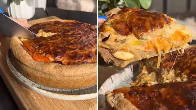 receta de tarta de calabaza, jamón, queso y cebolla. receta de tarta de calabaza, jamón, queso y cebolla.