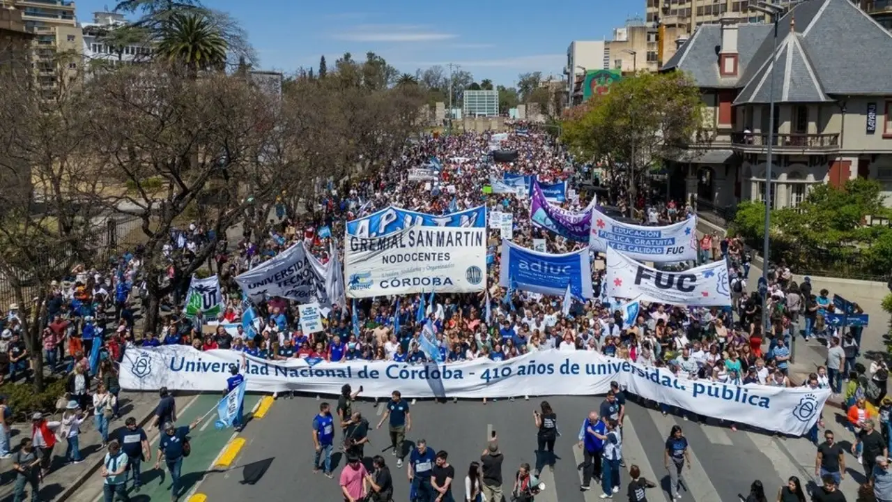Docentes de la Universidad de Córdoba se suman al paro de 72 horas contra el ajuste, pero no suspenderán exámenes