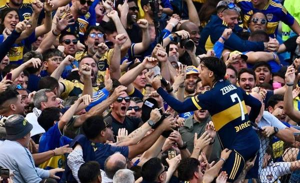 El Changuito Zeballos, la imagen de un Boca que renació en la Bombonera