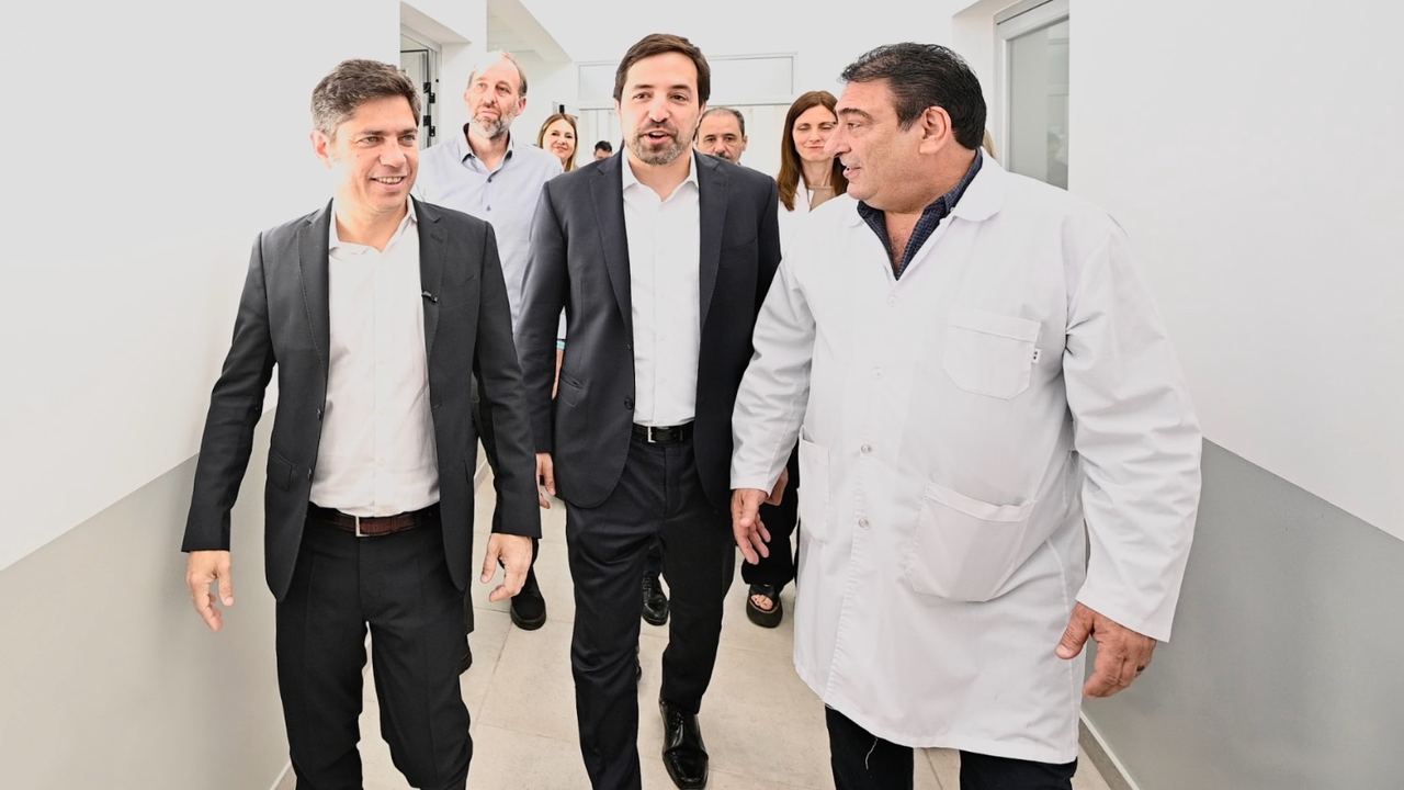 Axel Kicillof inauguró una obra en Florencio Varela que había paralizado Javier Milei