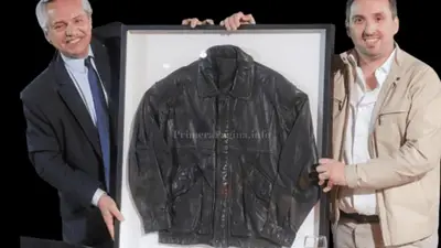 Se robaron la campera de Ubaldini del Museo de Trabajadores Se robaron la campera de Ubaldini del Museo de Trabajadores
