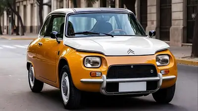 Citroën Ami 8 modelo 2025 hecho con Inteligencia Artificial Citroën Ami 8 modelo 2025 hecho con Inteligencia Artificial