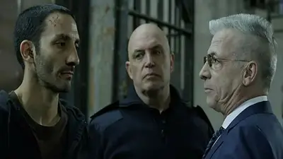 Una escena de El Marginal con Pastor, Antín y Capece. Una escena de El Marginal con Pastor, Antín y Capece.