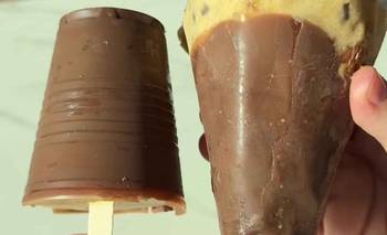 Receta de helados caseros de banana, chocolate y coco | Recetas de cocina