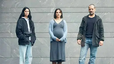 Milena Smit, Miren Ibarguren y Rodrigo de la Serna Milena Smit, Miren Ibarguren y Rodrigo de la Serna