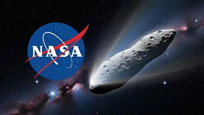 Logo de la NASA y cometa Logo de la NASA y cometa