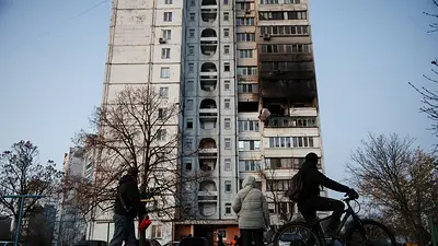Un ataque con drones y misiles deja 11 heridos y daños en edificios en Kiev Un ataque con drones y misiles deja 11 heridos y daños en edificios en Kiev