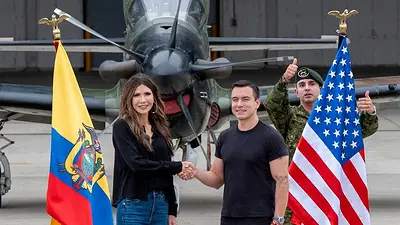 En medio del repunte de violencia, Ecuador votará sobre bases militares extranjeras y Constituyente En medio del repunte de violencia, Ecuador votará sobre bases militares extranjeras y Constituyente