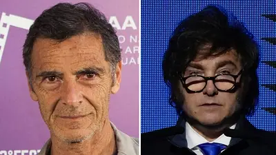 Gustavo Garzón y Javier Milei Gustavo Garzón y Javier Milei
