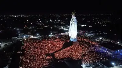 La imponente estatua de la Virgen María que inauguraron en Brasil: es más grande que el Cristo Redentor La imponente estatua de la Virgen María que inauguraron en Brasil: es más grande que el Cristo Redentor