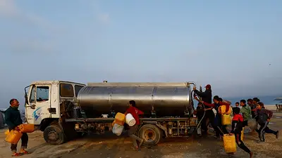 El proveedor de agua de Gaza suspende sus servicios después de que Hamás detuviera a un empleado El proveedor de agua de Gaza suspende sus servicios después de que Hamás detuviera a un empleado