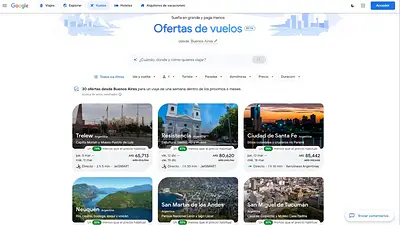 Shock por "Google Vuelos" para buscar y planificar viajes con Inteligencia artificial Shock por "Google Vuelos" para buscar y planificar viajes con Inteligencia artificial