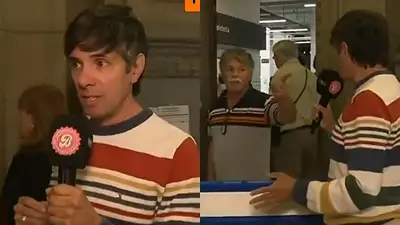 Tensión en un nuevo móvil de Robertito Funes Ugarte. Tensión en un nuevo móvil de Robertito Funes Ugarte.