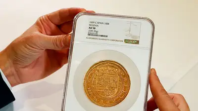 Moneda de oro española de 1609 bate récord europeo en subasta Moneda de oro española de 1609 bate récord europeo en subasta