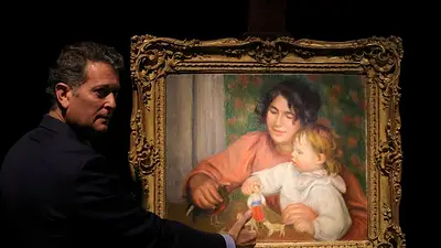 Subastan un cuadro de Renoir en que plasma a su hijo por 1,68 millones de dólares Subastan un cuadro de Renoir en que plasma a su hijo por 1,68 millones de dólares