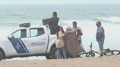 Terminó la búsqueda del adolescente argentino desaparecido en Chile: su familia lo despidió en la playa Terminó la búsqueda del adolescente argentino desaparecido en Chile: su familia lo despidió en la playa