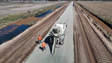 Avanzan las obras en la Ruta del Cereal: "Más producción"