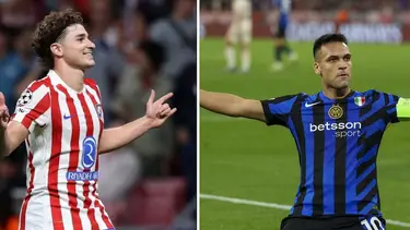 Atlético Madrid de Julián Álvarez vs. Inter de Lautaro por Champions League: hora, TV en vivo y streaming