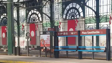 Impactante: el detrás de las insignias nazi en la estación Constitución