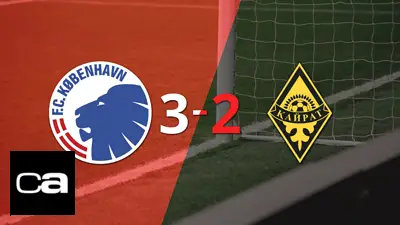 Kairat Almaty terminó cayendo derrotado con FC Copenhague 3 a 2 Kairat Almaty terminó cayendo derrotado con FC Copenhague 3 a 2