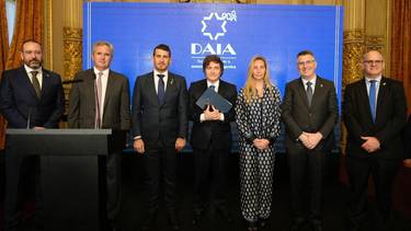 Milei pidió enfrentar "al mal" con "una fuerza de igual magnitud"