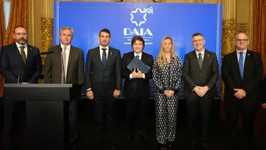 Milei pidió enfrentar "al mal" con "una fuerza de igual magnitud"