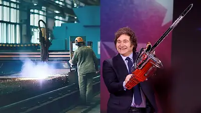 Fábrica y Javier Milei Fábrica y Javier Milei
