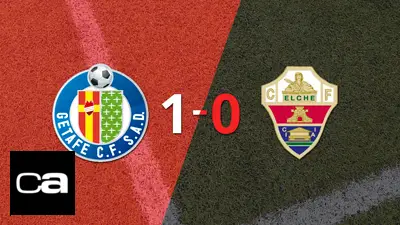 Getafe derrotó 1-0 a Elche Getafe derrotó 1-0 a Elche
