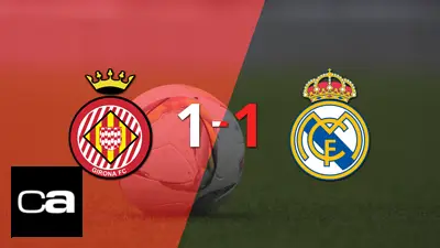 Reparto de puntos en el empate a uno entre Girona y Real Madrid Reparto de puntos en el empate a uno entre Girona y Real Madrid