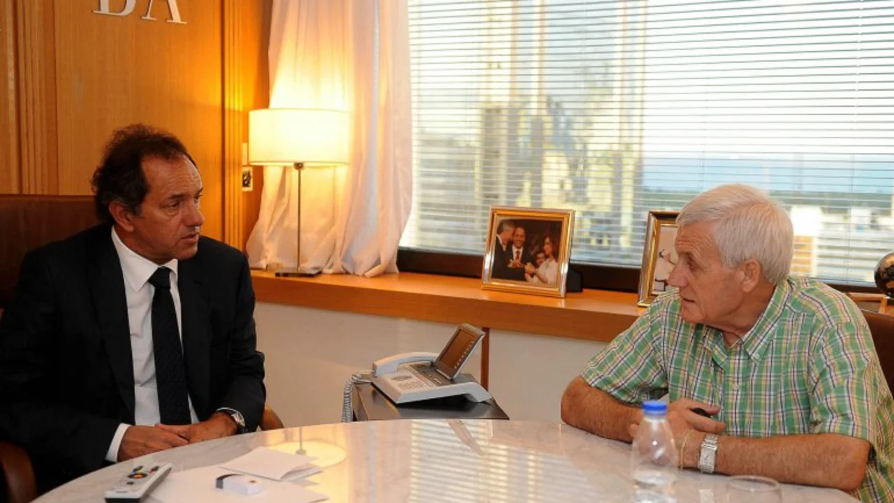 Scioli y Caló se mostraron juntos