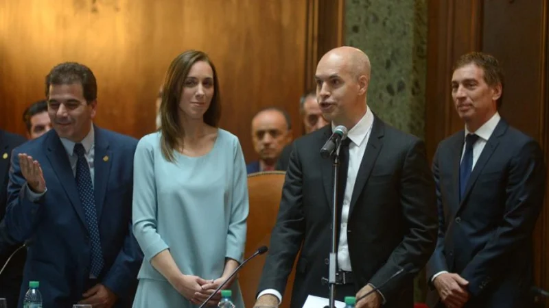 Rodríguez Larreta asumió como jefe de Gobierno porteño