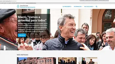 Transición: Macri cambió su biografía en Twitter, y el sitio de Casa Rosada, su estética Transición: Macri cambió su biografía en Twitter, y el sitio de Casa Rosada, su estética