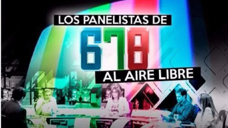 El último programa de 678 será al aire libre