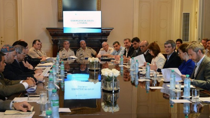 El Gobierno puso en funcionamiento el "sistema federal de emergencias"