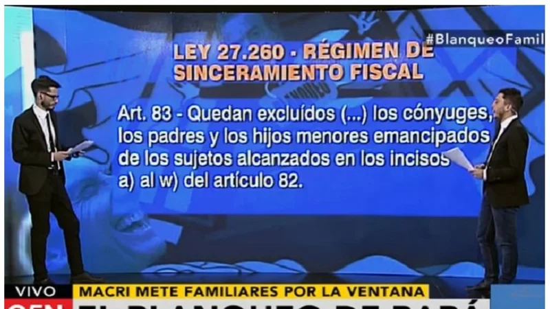 El Destape te explica por qué se beneficia Franco Macri con los nuevos cambios del blanqueo