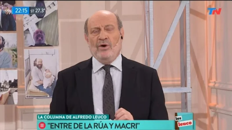 El desaforado editorial de Alfredo Leuco: dice que el kirchnerismo busca otro 2001